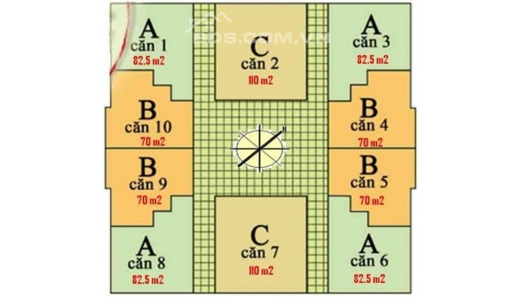 Hàng Hiếm ! 2PN2wc  giá 2.8 tỷ  82m2 chugn cư C14 bắc hà Trung văn 09683996062